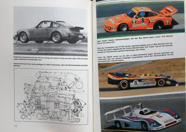 Frere "Porsche Rennwagen der 70er Jahre" Porsche Motorracing-History 1983 (4518)